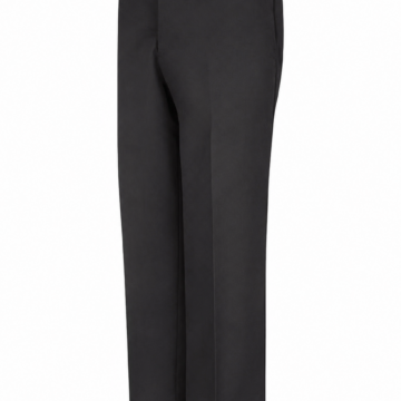 Black Tailored Straight-Leg Dress Trousers