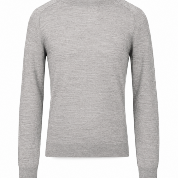 Heather Grey Raglan Crew Neck Pullover
